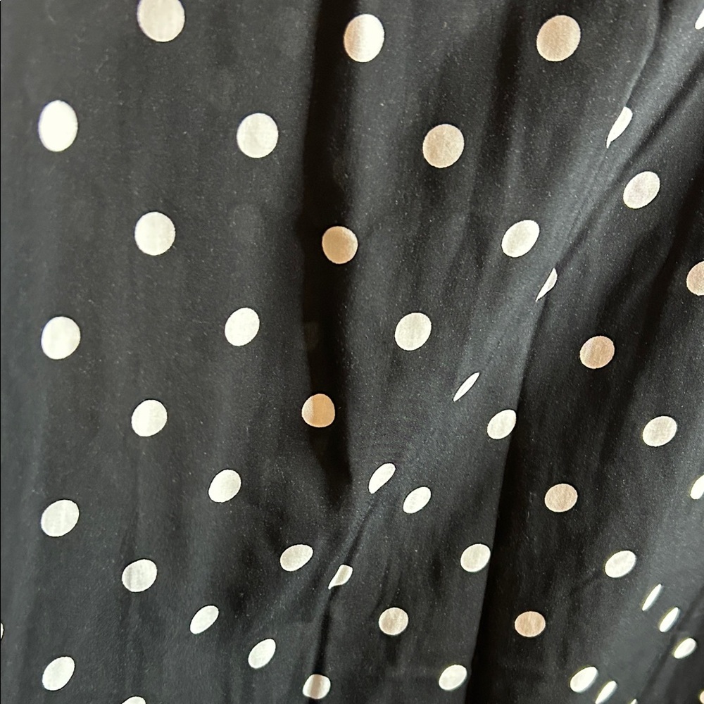 Old Navy Black and White Polka Dot Midi Skirt - Picture 3 of 3